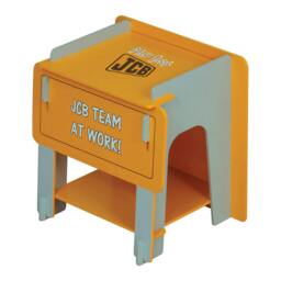 Rackhams JCB Bedside Unit, Orange - Yellow/Orange - Yellow/Orange - thumbnail 1