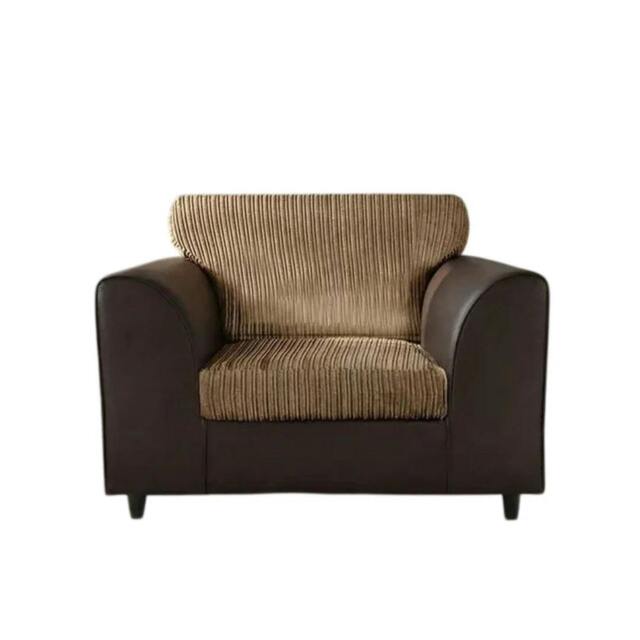 Rackhams Byron Living Room Furniture Range - Brown & Mocha - Armchair - image 1