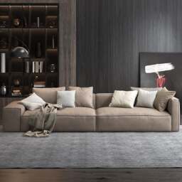Rackhams Hartste Two Seater Sofa, Leathaire - Three Seater 280cm - Others ( Contact Us ) - With Ottoman - thumbnail 6