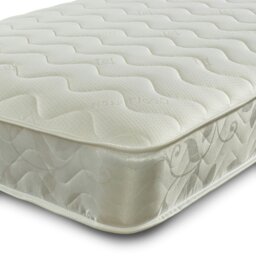 Rackhams Close Wave Hybrid Mattress - 20cm Deep, Deep Quilted Soft Sleep Surface - White - 1 - 4ft Small Double Mattress (120cm x 190cm) - thumbnail 6