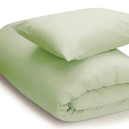 Rackhams Easycare Percale Duvet Cover - Green Apple - Kingsize - Green Apple - 50% Cotton/50% Polyester - thumbnail 1