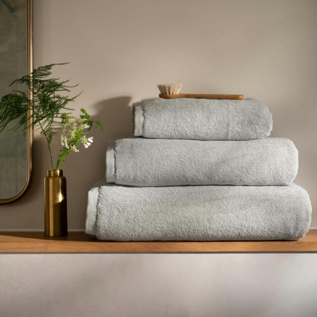 Rackhams Light Grey Supima Cotton Bath Sheet - Single - image 1