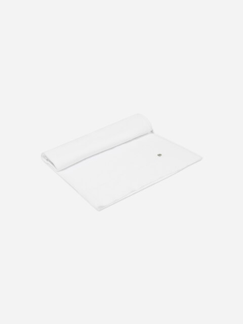 Rackhams Baby Cotton Knitted Blanket in White (93cm) - White - One size - image 1