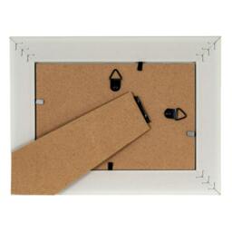 Rackhams Alba Single Photo Frame - White - White - 100% Mixed - thumbnail 3