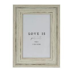 Rackhams Alba Single Photo Frame - White - White - 100% Mixed - thumbnail 2