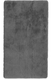 Rackhams Luxury Fur Grey Shaggy Rug – Ultra-Soft Geometric - 70X90 cm - thumbnail 5