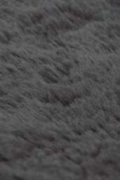 Rackhams Luxury Fur Grey Shaggy Rug – Ultra-Soft Geometric - 70X90 cm - thumbnail 2