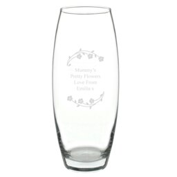Rackhams Personalised Flower Vase - thumbnail 1