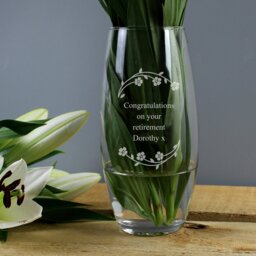 Rackhams Personalised Flower Vase - thumbnail 2