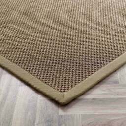 Rackhams Bordered Sage Green Non-Slip Sisal Rug - 160X230 cm - thumbnail 4