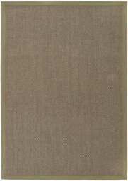 Rackhams Bordered Sage Green Non-Slip Sisal Rug - 160X230 cm - thumbnail 1