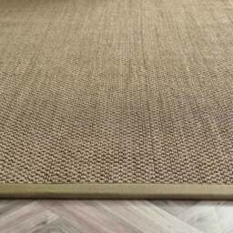 Rackhams Bordered Sage Green Non-Slip Sisal Rug - 160X230 cm - thumbnail 5
