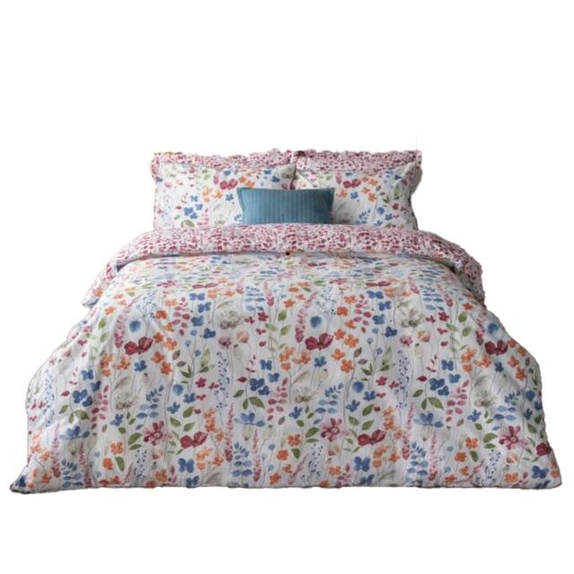 Rackhams Marnie Duvet Cover Set - Multicoloured - Superking - Multicoloured - 80% Cotton/20% Polyester - image 1