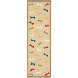 Rackhams Dog Themed Washable Multi Bones Mat and Runner - 50X75 cm - thumbnail 3