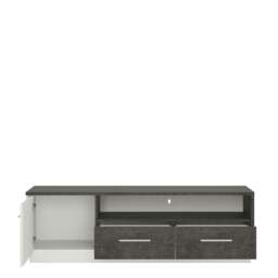Rackhams Zingaro 1 Door 2 Drawer Wide TV Cabinet - 1 - thumbnail 2