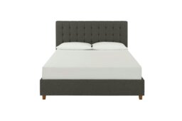 Rackhams Emily Upholstered Bed Fabric Grey - King - thumbnail 3