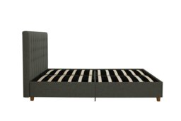 Rackhams Emily Upholstered Bed Fabric Grey - King - thumbnail 5