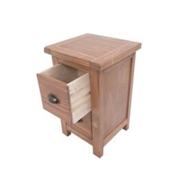 Rackhams Padua 2 Drawer Petite Bedside Table - Light Brown - thumbnail 4