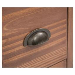 Rackhams Padua 2 Drawer Petite Bedside Table - Light Brown - thumbnail 5