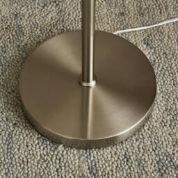 Rackhams Kingsholm 3 Light Satin Nickel Floor Lamp - thumbnail 5