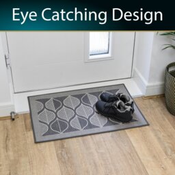 Rackhams Expression Machine Washable Entrance Doormat and Runner Set - Leaves - thumbnail 6