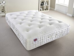 Rackhams 2500 Natural Silk Pocket 7 Layer Memory Foam Mattress with Edge Support - Small Double 4FT - thumbnail 2