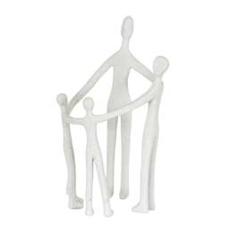 Rackhams Kin Ceramic Family Ornament - White - 20cm x 12cm x 12cm - White - 100% Mixed - thumbnail 1