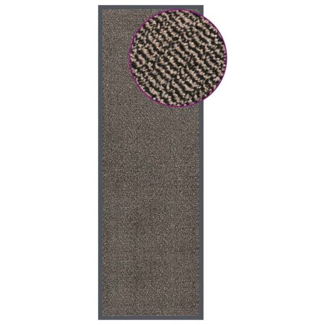 Rackhams Doormat Tufted 60x180 cm Dark Brown