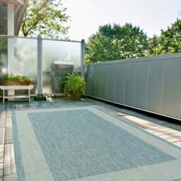 Rackhams Ecology Outdoor Rug Aqua - 200AQ - 240X340 cm - thumbnail 6