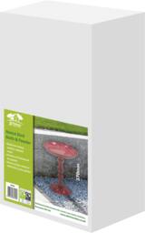 Rackhams Ornamental Free Standing, Weather Resistant, Pedestal Style, Easy Assemble Bird Bath - thumbnail 4