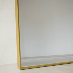Rackhams Modern Gold Metal Archtop Full Length Mirror 200cm x 100cm - thumbnail 2