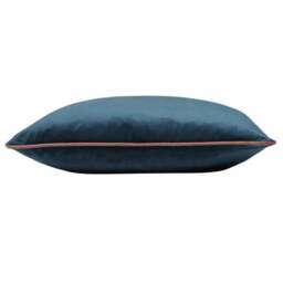 Rackhams Meridian Cushion Cover - Petrol/Blush - 55x55cm - Petrol/Blush - 100% Polyester - thumbnail 3