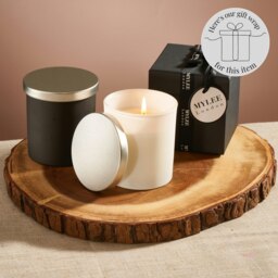 Rackhams Personalised Candle - Lemongrass & Mint Scented - Black Jar - No - thumbnail 3