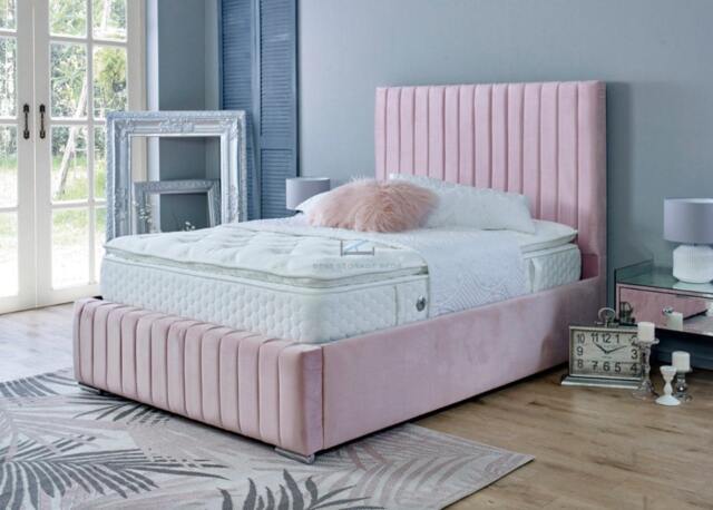 Rackhams Oxford Bed - Small Double - 4ft - Pink
