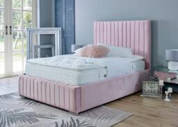 Rackhams Oxford Bed - Small Double - 4ft - Pink