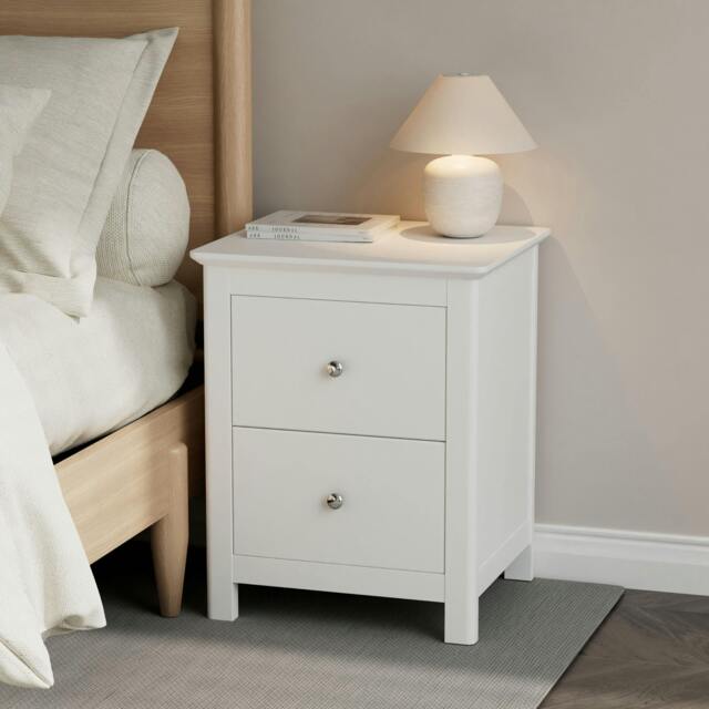 Rackhams Nairn 2-Drawer Bedside Cabinet - image 1