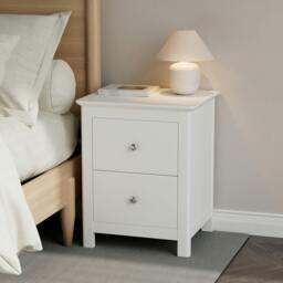 Rackhams Nairn 2-Drawer Bedside Cabinet - thumbnail 1