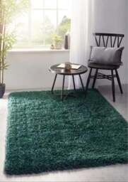 Rackhams Chicago Forest Green Shaggy Rug - 110X160 cm - thumbnail 4