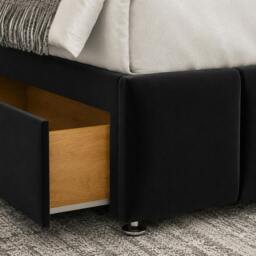 Rackhams Valore Ottoman Storage Bed - Super King - Solid Wood - Grey - thumbnail 5
