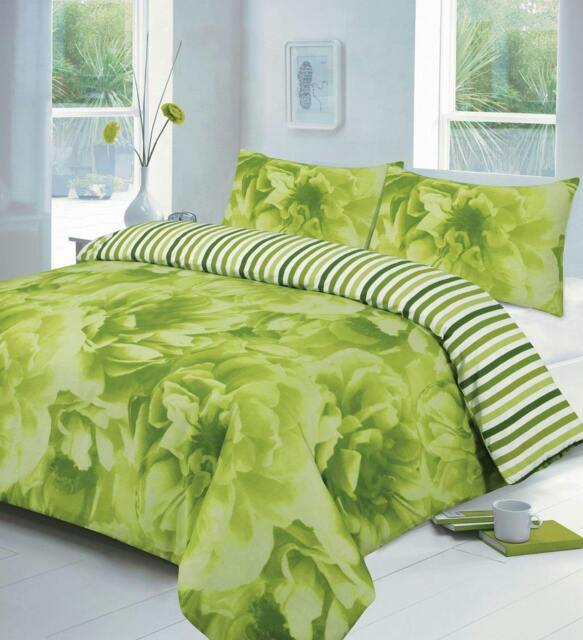 Rackhams Rose Lime Duvet Cover Set - King - image 1