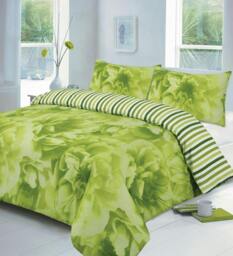 Rackhams Rose Lime Duvet Cover Set - King
