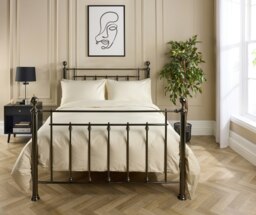 Rackhams 4* Duvet Cover Set - Cream - Super King - thumbnail 3