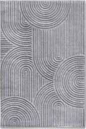 Rackhams High Pile Grey Rug Chappe – Soft Geometric - 160X235 cm - thumbnail 5