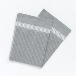 Rackhams Tuana Cotton Hammam Hand Towel without Tassels - Burnt Orange with White Stripes - thumbnail 4