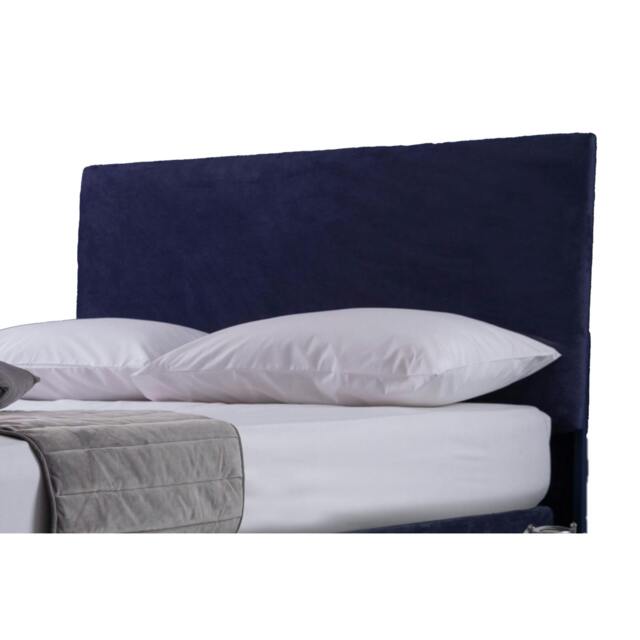Rackhams Faux Suede Headboard Cover - Navy - Single - Navy - 90% Polyester/10% Spandex - image 1