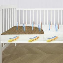 Rackhams Enhanced Plus Coco Coir Hypoallergenic ECO Fibre Core Bamboo Cot Bed Mattress 140x70x10cm - thumbnail 2