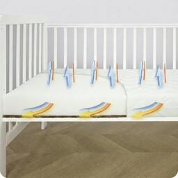 Rackhams Enhanced Plus Coco Coir Hypoallergenic ECO Fibre Core Bamboo Cot Bed Mattress 140x70x10cm - thumbnail 3