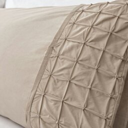 Rackhams Origami Stone Duvet Cover Set - Stone - Cotton - Single - thumbnail 2