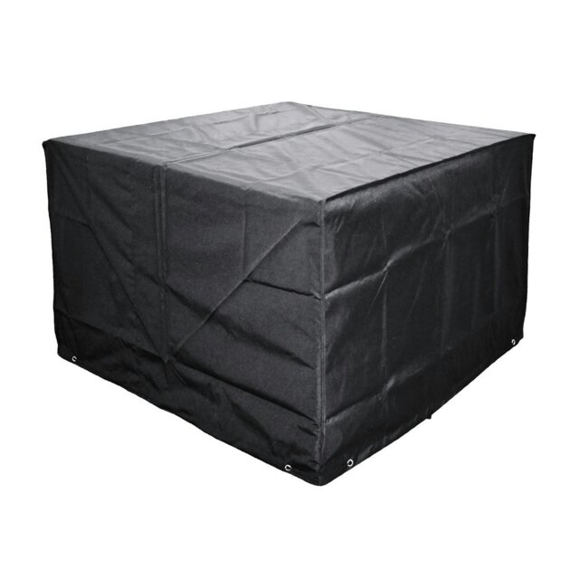 Rackhams Cozy Bay EZBreathe 8 Seat Cube Set Cover in Black - Black - Polyester - 1