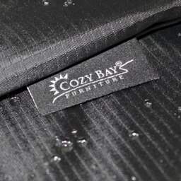 Rackhams Cozy Bay EZBreathe 8 Seat Cube Set Cover in Black - Black - Polyester - 1 - thumbnail 3